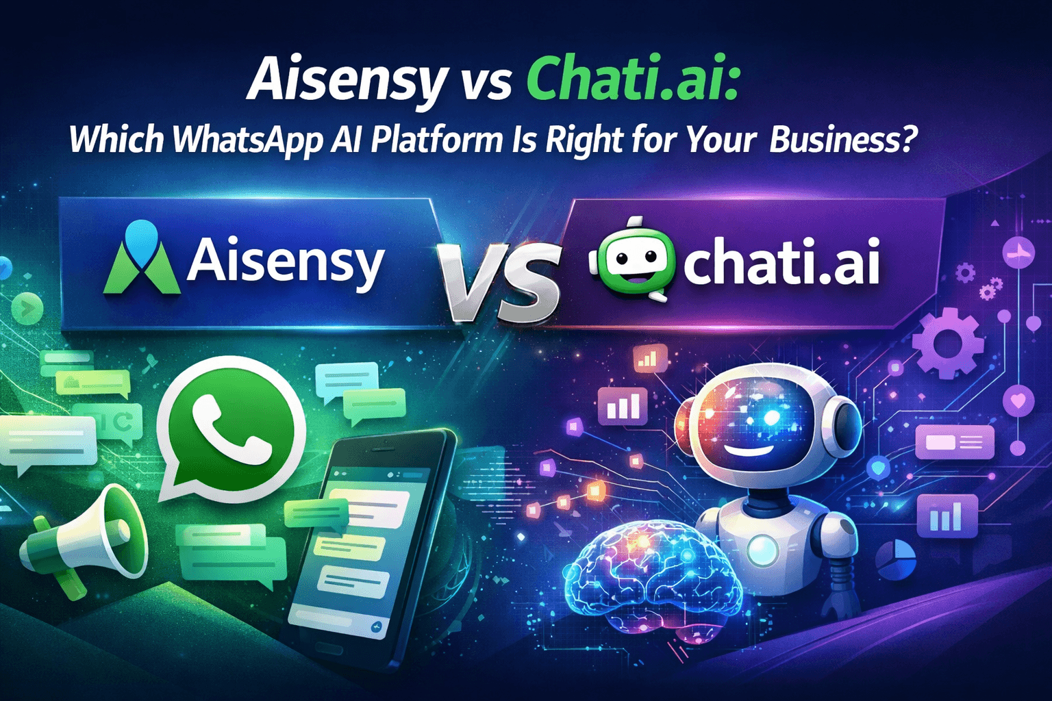Aisensy vs Chati : Which WhatsApp AI Platform Is Right for Your Business? Aisensy vs Chati : Which WhatsApp AI Platform Is Right for Your Business?