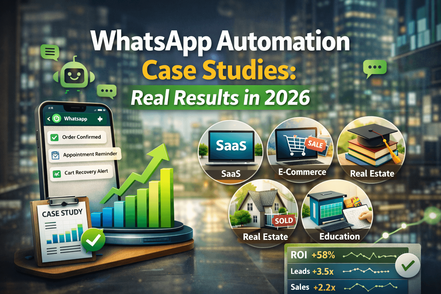 WhatsApp Automation: Real Case Studies + Results (2026 Guide) WhatsApp Automation: Real Case Studies + Results (2026 Guide)