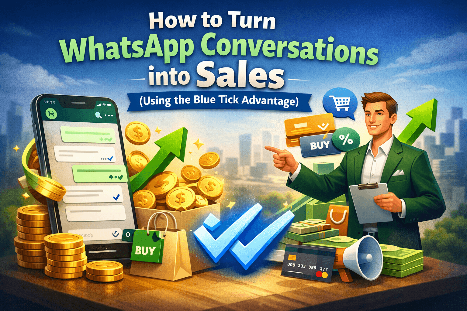 How to Turn WhatsApp Conversations into Sales (Using the Blue Tick Advantage)